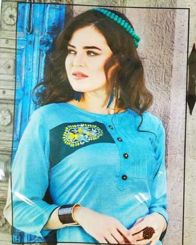 Skyblue Magic Kurti