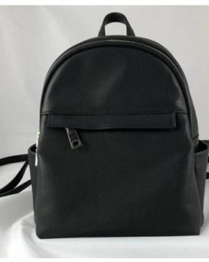 Women Black Solid Backpack