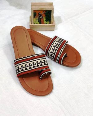 Bagru Hand Printed ladies Slippers