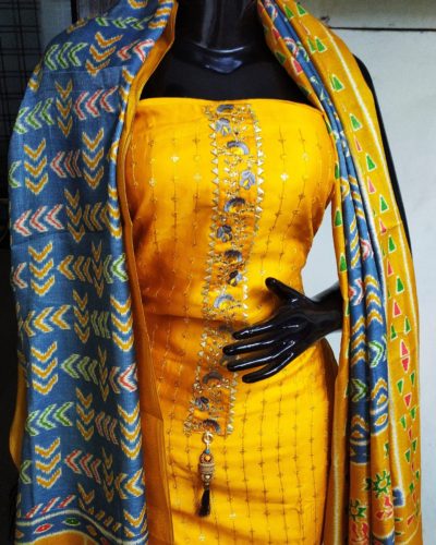 Golden Yellow Ethnic Suit