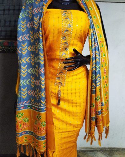 Golden Yellow Ethnic Suit