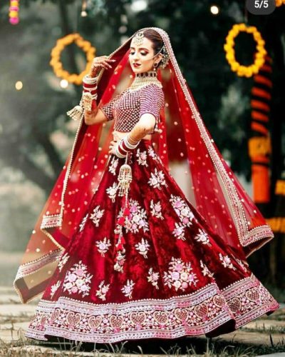 NEW BRAIDAL LAHENGA CHOLI