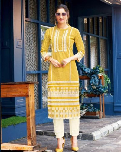 Pure Cotton Kurti with Pant