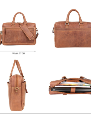 Lether Men Laptop Bag