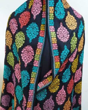 Embroidered Wool Cashmere Pashmina Shawls