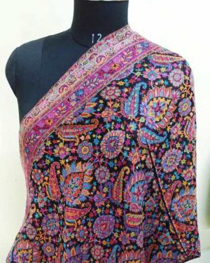 WOMENS WOOL PASHMINA SHAWL