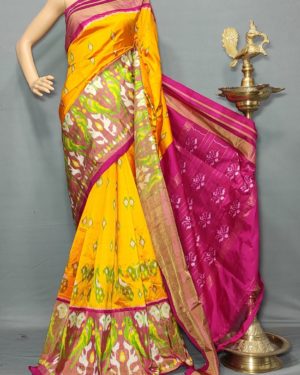 Pochampally Ikat Silk Saree
