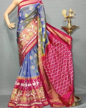 Pochampally Ikat Silk Saree
