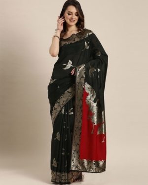 Soft Lichi Silk Saree