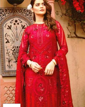 Beautiful Embroidered Semi stitched Suit