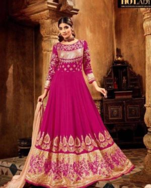 Rani Embroidered Party Wear Anarkali Suit
